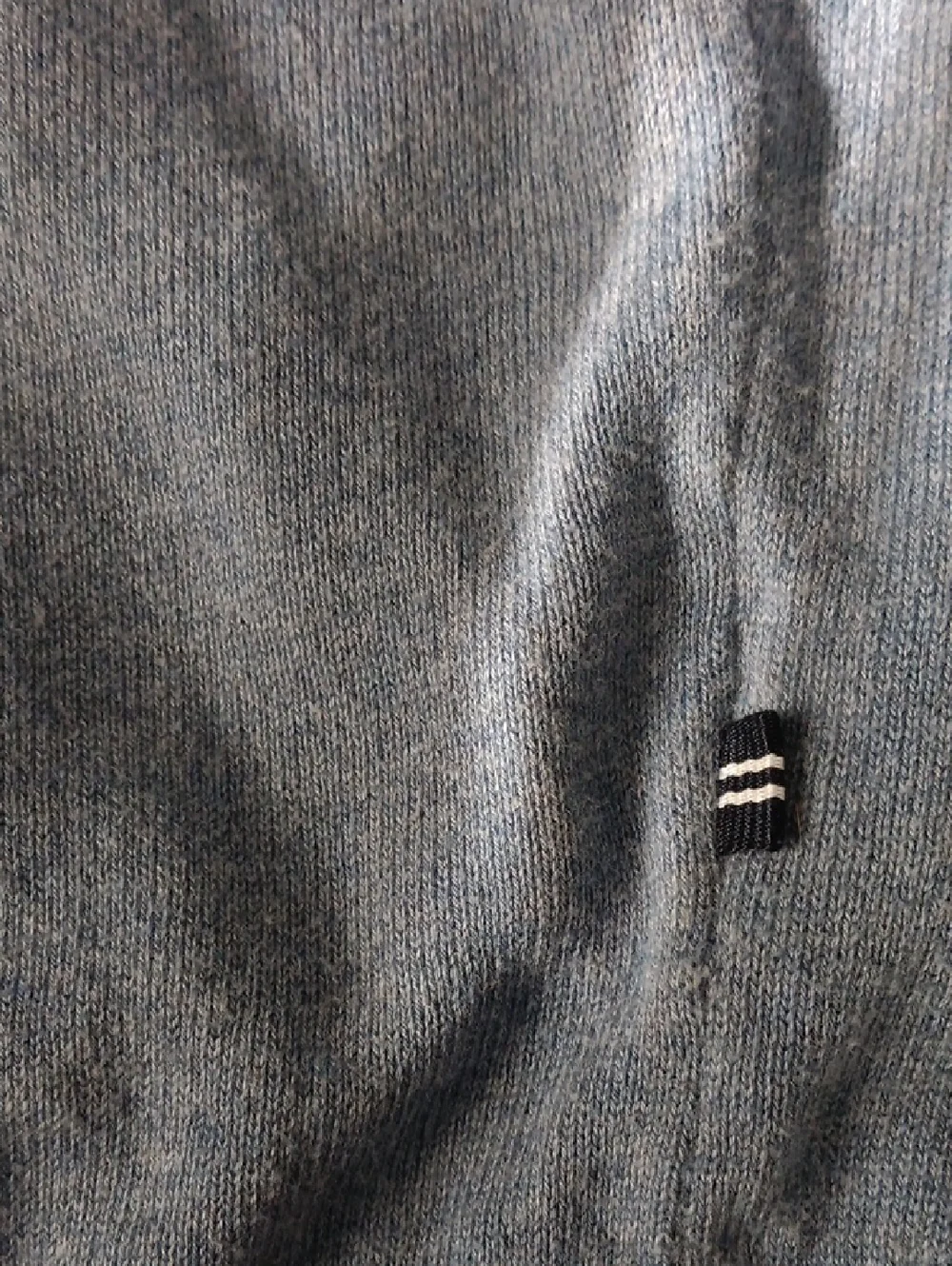 Men's Nautica Blue Cotton Quater-Zip Sweater - Size L